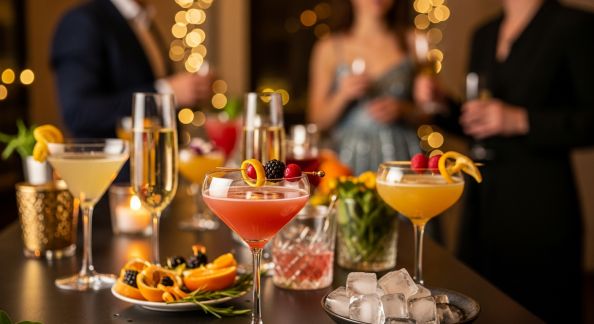 Cocktails de Fête: Briller lors de vos Réceptions