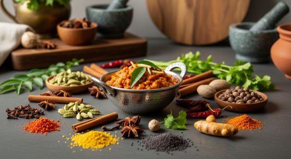 Parfums et Épices : Merveilles de la Cuisine Indienne