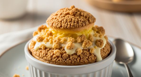 Choux Crumble à la Vanille : Une Douceur Croustillante