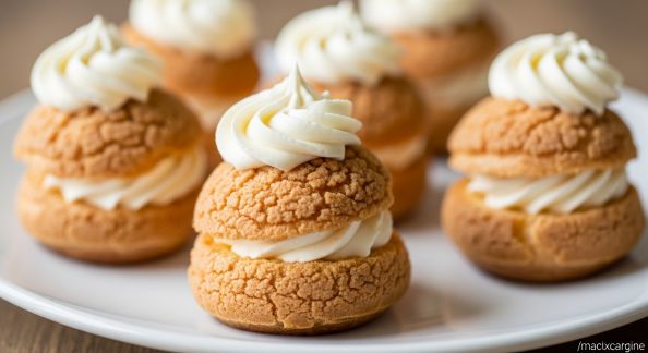 Profiteroles Glacées au Caramel Beurre Salé