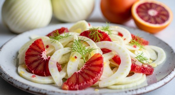 Salade de Fenouil Croquant et Orange Sanguine