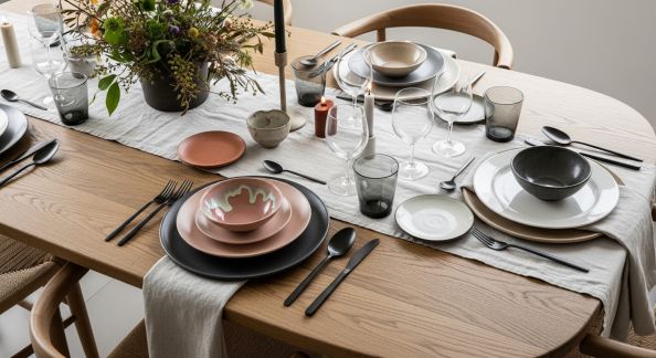 L'Art de la Table : Les Couleurs et Matériaux Tendance