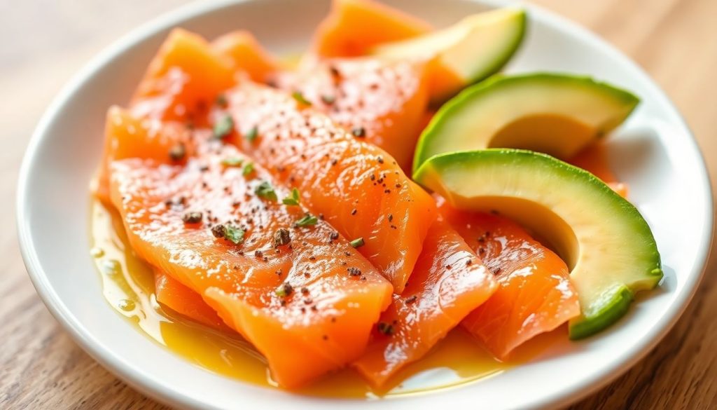 Carpaccio de saumon à l'avocat : une entrée fraîche et savoureuse