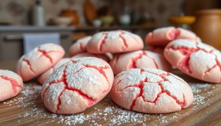 Crinkles aux biscuits roses de Reims : une recette gourmande et originale