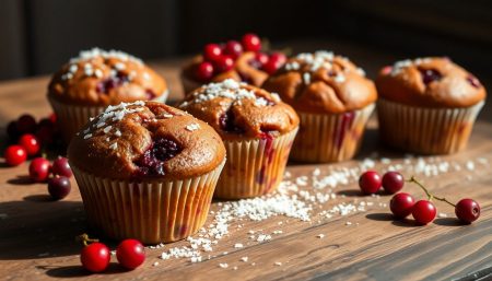 Muffins groseilles et coco : la recette gourmande qui va vous faire craquer