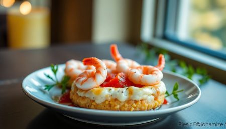 Recette d'entrée festive : la charlotte aux crevettes, un classique revisité