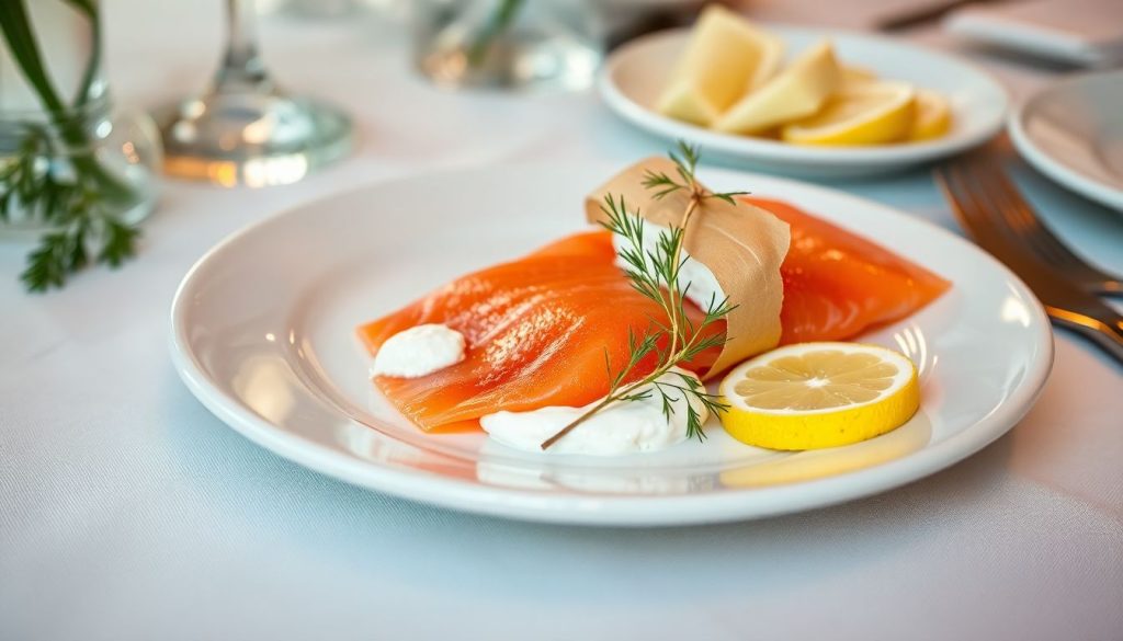 Aumônière au saumon fumé et tzatziki : une entrée raffinée et gourmande