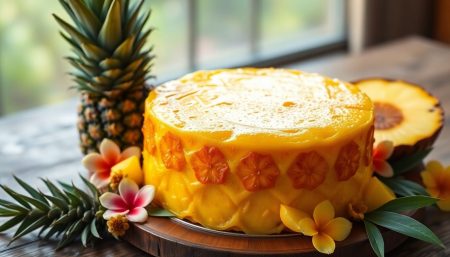 Gâteau à l'ananas : la recette tropicale qui ensoleillera vos papilles