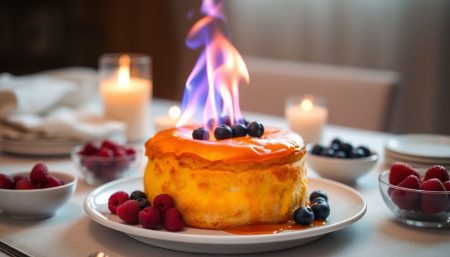 Recette du cake flambé : un dessert gourmand et original