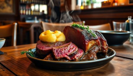 Roast beef et Yorkshire pudding : le duo emblématique de la cuisine britannique