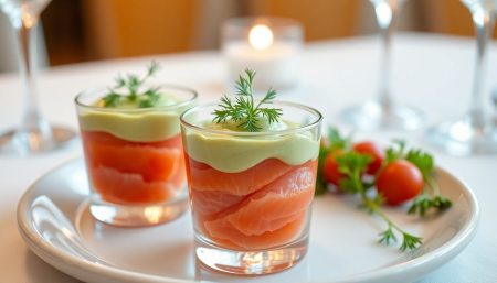 Verrine au saumon mariné : une entrée fraîche et délicate pour épater vos convives